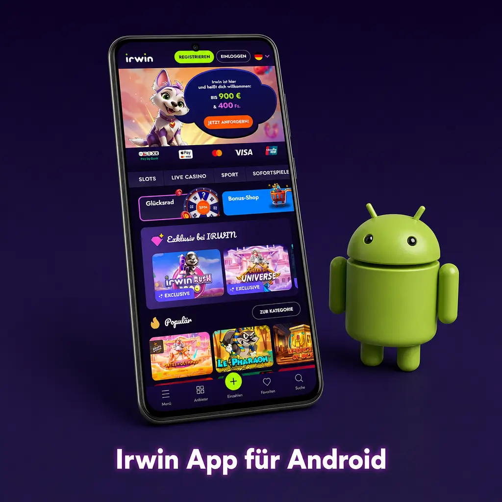Irwin App für Android