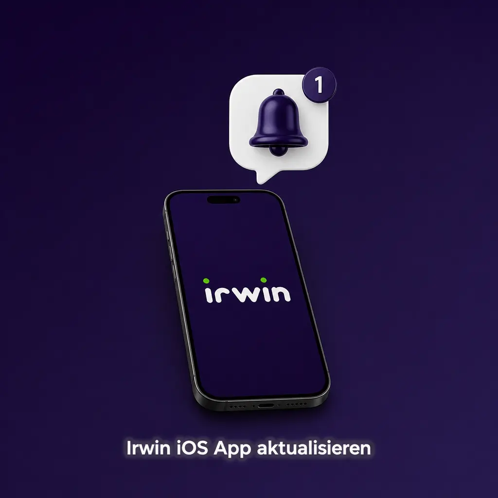 Irwin iOS App Update auf dem iPhone