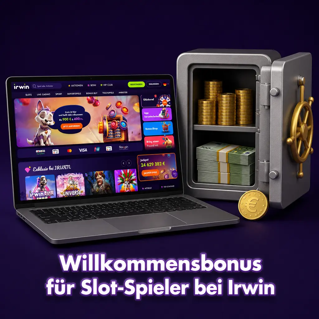 Willkommensbonus für Slot-Spieler bei Irwin