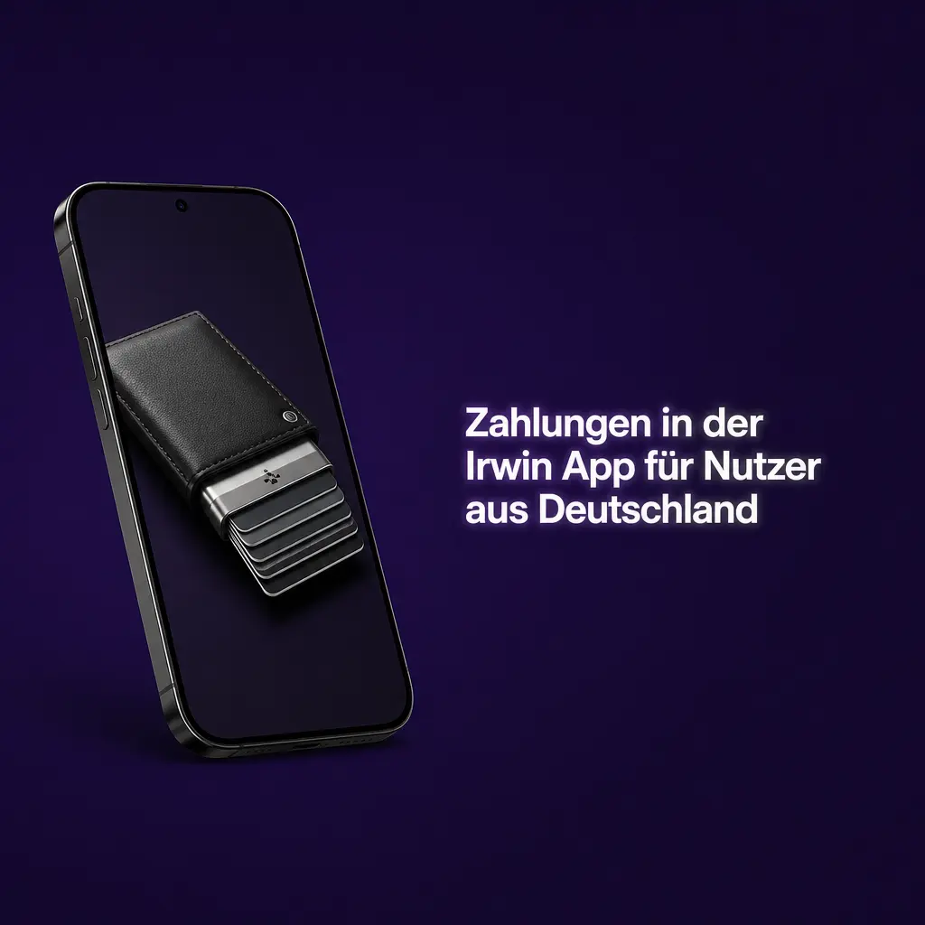 Zahlungsmethoden der Irwin App in Deutschland